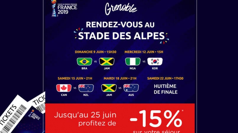 Rendez-vous à Grenoble pour la Coupe du Monde de Football Féminine